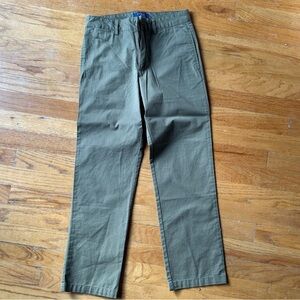 Boys Ralph Lauren Twill Chino Pants - Sz 12 - EUC - Olive